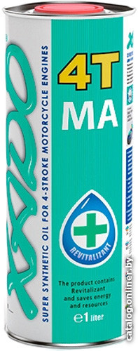 

Моторное масло Xado Atomic Oil 10W-40 4T MA 1л