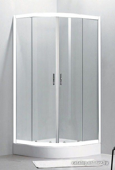 

Душевой уголок Belezzo BR-4002 90x90 (белый, риф.стекло)