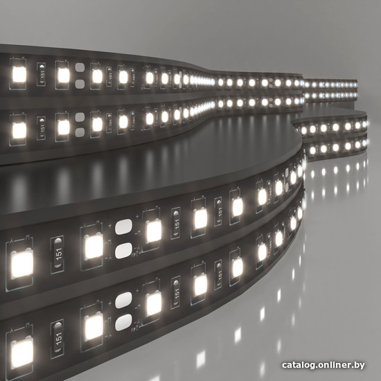 

Светодиодная лента Elektrostandard 24V 14.4W 60Led 5050 IP20 дневной белый, черный, 5м