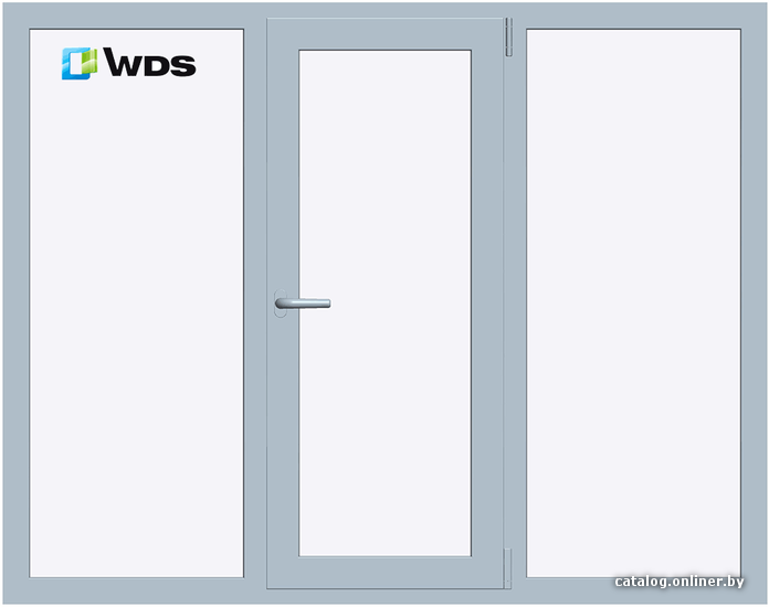 

Окно ПВХ WDS 400 2080x1430 Г+П/О+Г СП2Э