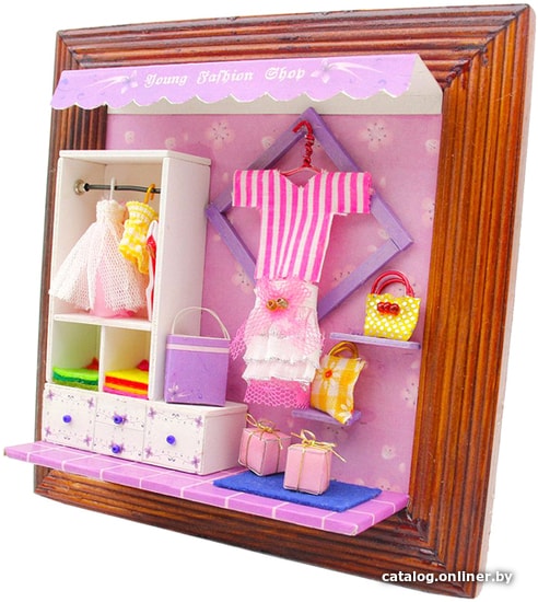 

Румбокс Hobby Day DIY Mini House настенная рамка Будь в тренде (13625)