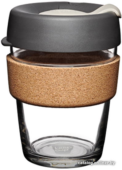 

Многоразовый стакан KeepCup Brew Cork M Press 340мл (серый)