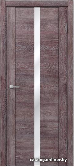 

Межкомнатная дверь MDF-Techno Dominika 226 40х200 (дуб шале корица, стекло лакобель кремовый)
