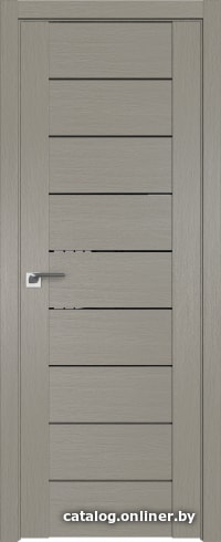 

Межкомнатная дверь ProfilDoors 98XN 70x200 (стоун/стекло черный триплекс)