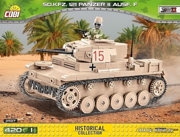 

Конструктор Cobi World War II 2527 Sd.Kfz.121 Panzer II Ausf. F