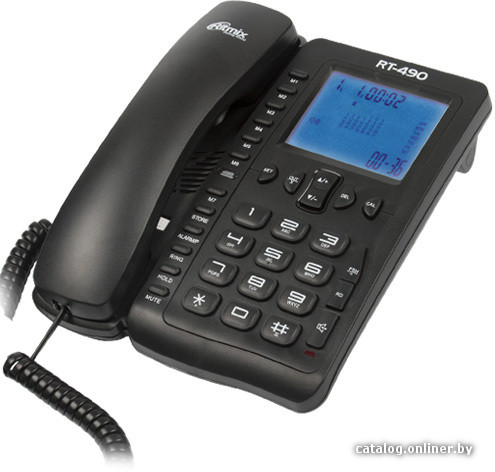 

Телефонный аппарат Ritmix RT-490 (черный)