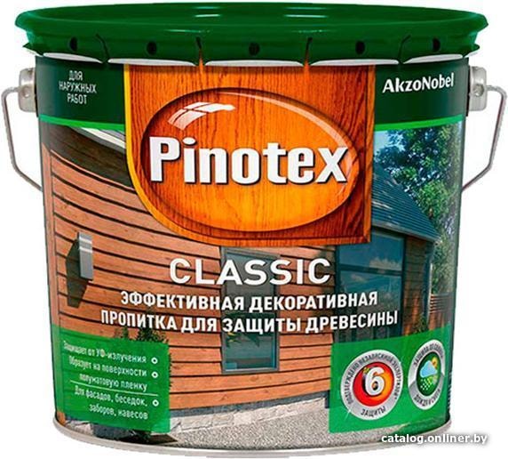 

Пропитка Pinotex Classic CLR 2.7 л (бесцветный)