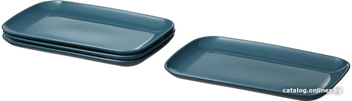 

Набор обеденных тарелок Swed House Matset Plate Blank Beige MR3-21 (синий)