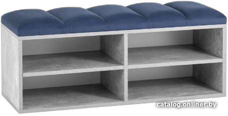 

Тумба для обуви Stool Group Хольст 2 vt-holst-2-gr-785 (серый/велюр синий)