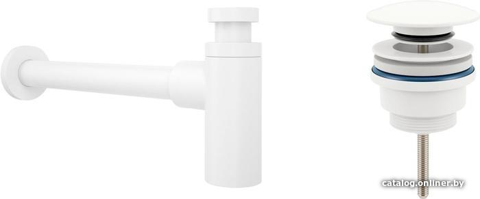 

Сифон Wellsee Drainage System 182108003 (сифон, донный клапан, матовый белый)