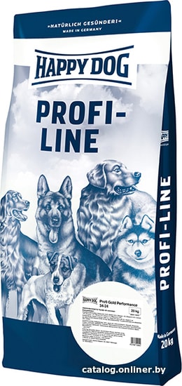 

Сухой корм для собак Happy Dog Profi-Line Adult Gold Performance 34/24 20 кг