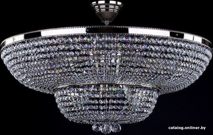 

Припотолочная люстра ArtGlass Gerta Dia 800 Nickel Ce