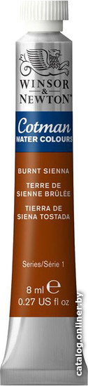 

Акварельная краска Winsor & Newton Cotman 303074 (8 мл, жженая сиена)