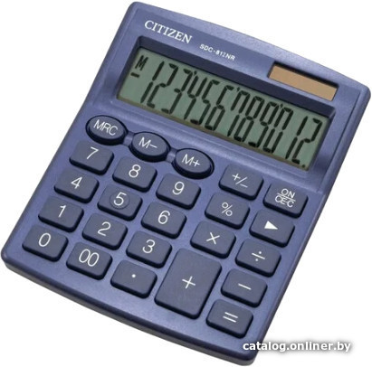 

Калькулятор Citizen SDC-812 NRNVE (синий)