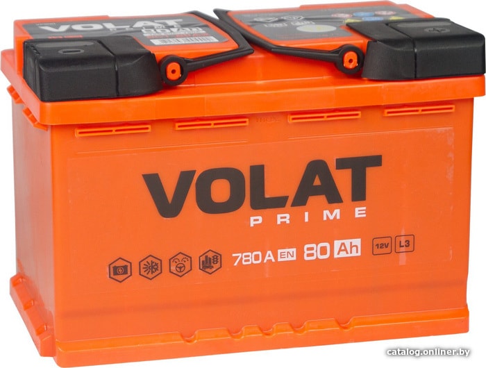 

Автомобильный аккумулятор VOLAT Prime R (80 А·ч)