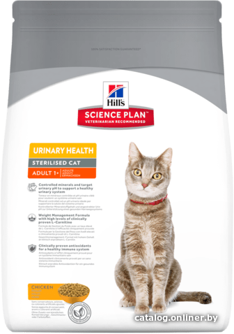 

Сухой корм для кошек Hill's Science Plan Feline Adult Urinary Sterilised Chicken 8 кг