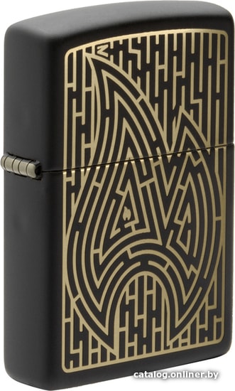 

Зажигалка Zippo Black Matte Maze 49597