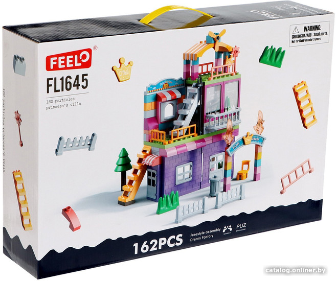 

Конструктор Feelo Город. Вилла FL1645 9893153 (162 эл)