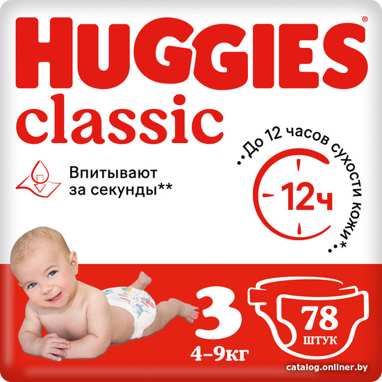 

Подгузники Huggies Elite Soft Mega 3 (78 шт)