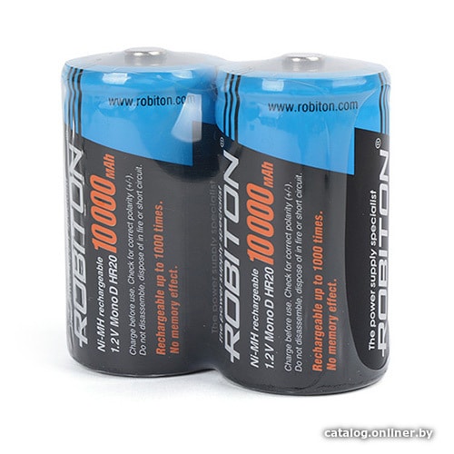 

Аккумулятор Robiton D 10000mAh 2 шт.