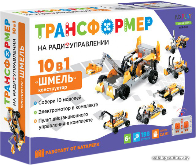 

Конструктор ND Play Шмель 10 в 1 NDP-080