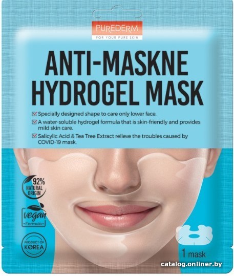 

Purederm Маска для лица гидрогелевая Anti Maskne Hydragel Mask 12 г
