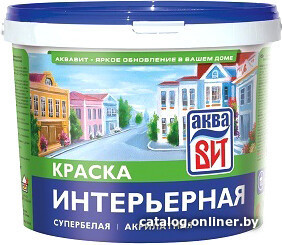 

Краска Вит Аква ВАК-14 интерьерная 2.5 кг (супербелый)