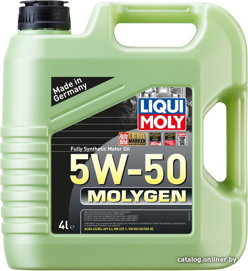 

Моторное масло Liqui Moly Molygen 5W-50 4л