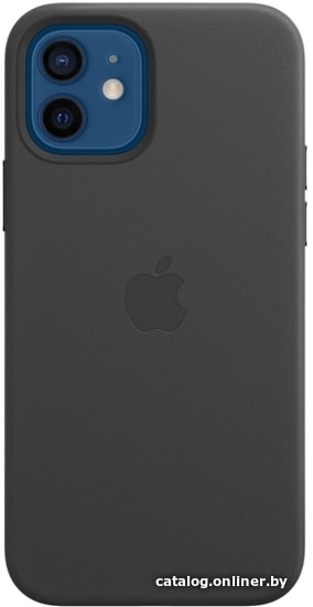 

Чехол для телефона Apple MagSafe Leather Case для iPhone 12/12 Pro (черный)