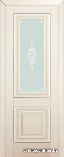 

Межкомнатная дверь ProfilDoors 28U (магнолия сатинат, кристалл матовый)