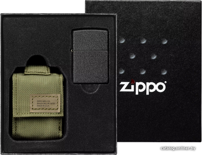 

Зажигалка Zippo Black Crackle 49400