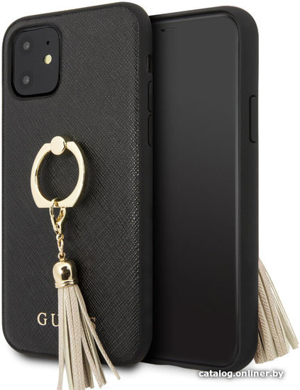

Чехол для телефона CG Mobile Guess Saffiano для Apple iPhone 11 GUHCN61RSSABK