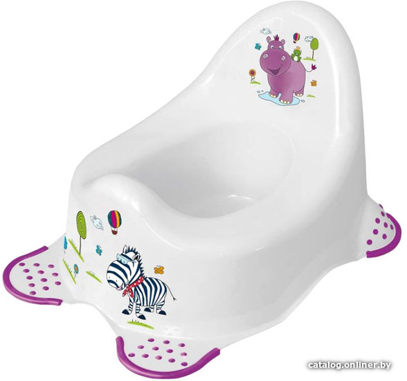

Детский горшок Lorelli Hippo 10130310091 (белый)