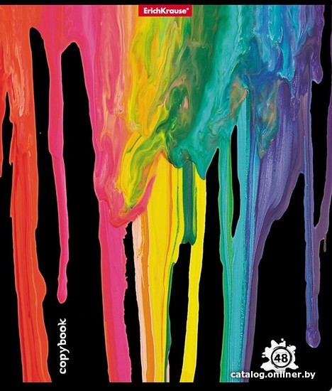 

Полуобщая тетрадь Erich Krause Color Drips 48 л клетка 54243