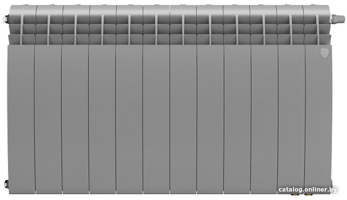 

Биметаллический радиатор Royal Thermo BiLiner 500 Silver Satin VDR (12 секций)
