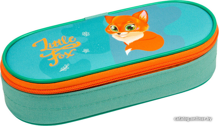 

Пенал Berlingo Sly Fox PM09090 (бирюзовый/оранжевый)
