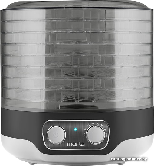 

Сушилка для овощей и фруктов Marta MFD-208PS (темный обсидиан)