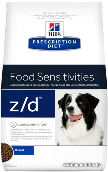 

Сухой корм для собак Hill's Prescription Diet Canine z/d Ultra Allergen-Free 3 кг
