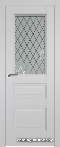 

Межкомнатная дверь ProfilDoors 67U 70x200 (манхэттен/стекло матовое ромб)