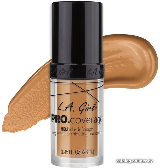 

Тональный крем L.A.Girl Pro Coverage Illuminating Foundation (GLM645 Nude Beige)