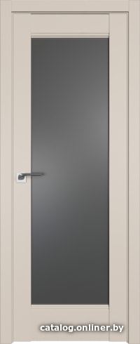 

Межкомнатная дверь ProfilDoors 107U 70x200 (санд, стекло графит)