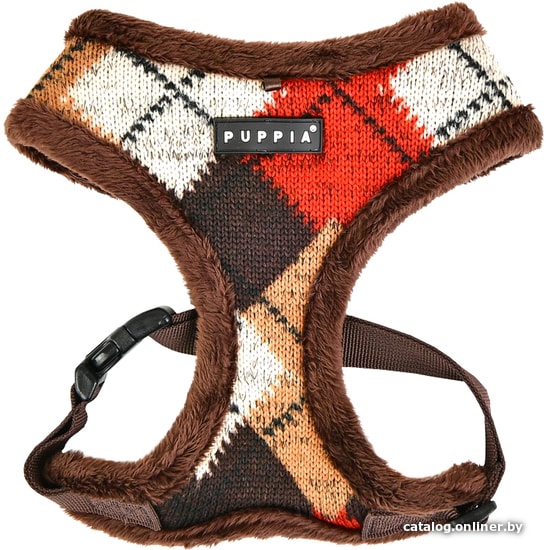 

Шлея Puppia Jolly PATD-HA1765-BR-M (коричневый)