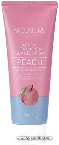 

Welcos Крем-гель Around Me Natural Perfume Vita Aqua Gel Cream Peach 230 мл