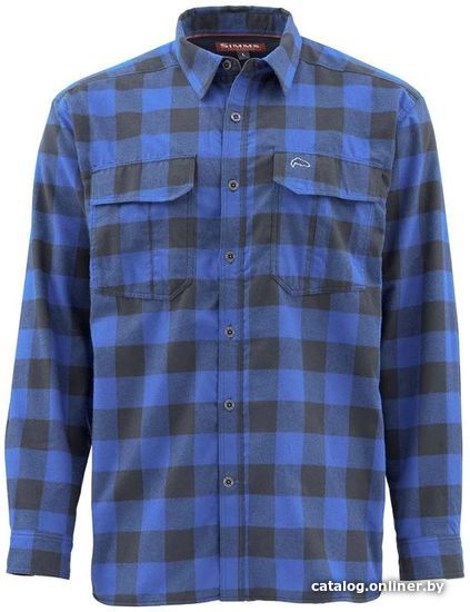 

Рубашка Simms Coldweather LS Shirt (L, синий/черный)