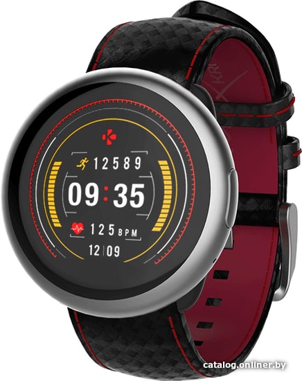 

Умные часы MyKronoz ZeRound 2 HR Premium (черный/красный)