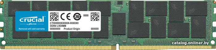 

Оперативная память Crucial 64GB DDR4 PC4-21300 CT64G4LFQ4266