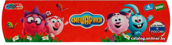 

Набор для лепки MultiArt Тесто Смешарики PD4-SM