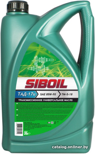 

Трансмиссионное масло SibOil ТАД-17и 5л