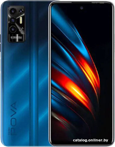 

Смартфон Tecno Pova 2 4GB/128GB (синий)