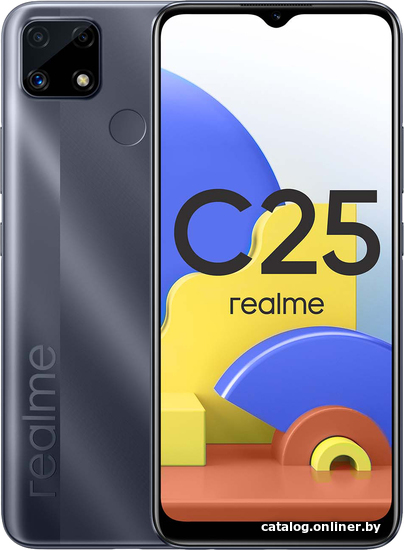 

Смартфон Realme C25 RMX3191 4GB/64GB международная версия (серый)